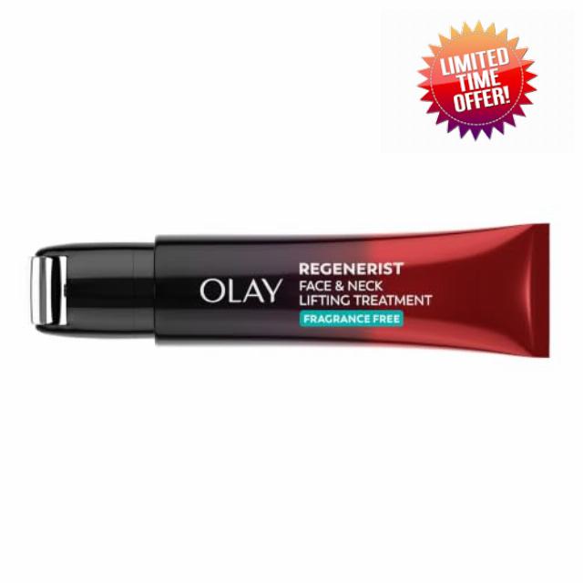 Olay Regenerist Face & Neck Lifting Treatment                                                          Visibly tightens