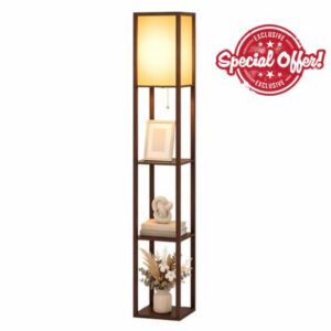 ARTETHYS Floor Lamp with Shelves