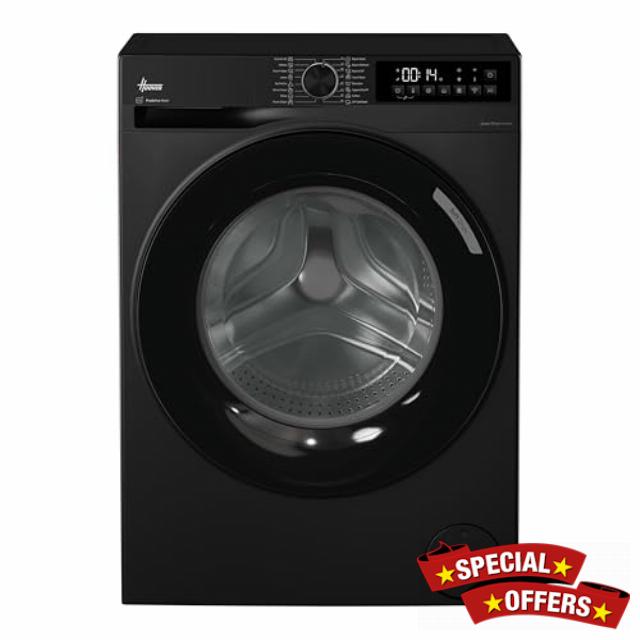 Hoover HBR 410BL8J-80 10kg WiFi Connected Washing Machine with 1400 rpm - Black - A Rated           [Energy Class A]
