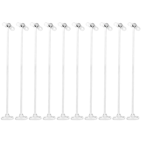 White Adjustable Window Limiter with Steel Cable