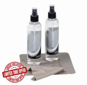 Lens Cleaner Spray with Microfibre Cloths
