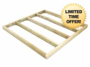 eDecks Premium Decking Frame Kit Pressure Treated Timber - 1.8m x 2.4m