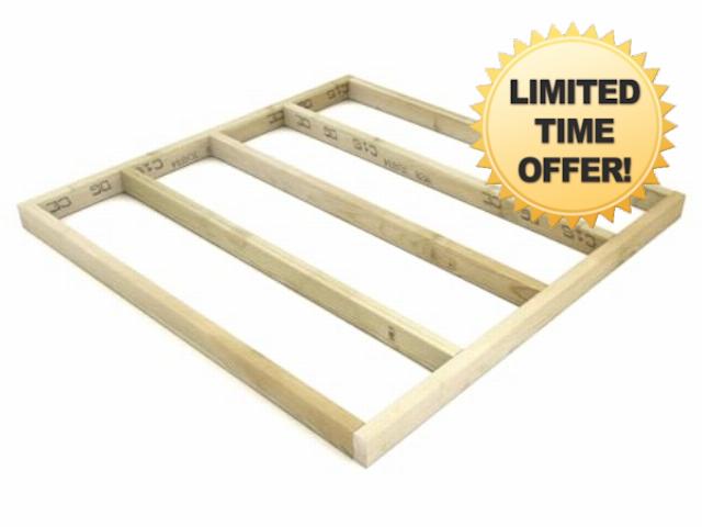 eDecks Premium Decking Frame Kit Pressure Treated Timber - 1.8m x 2.4m
