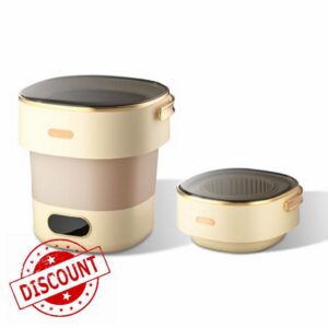 Collapsible Portable Washing Machine with Spin Dryer Basket