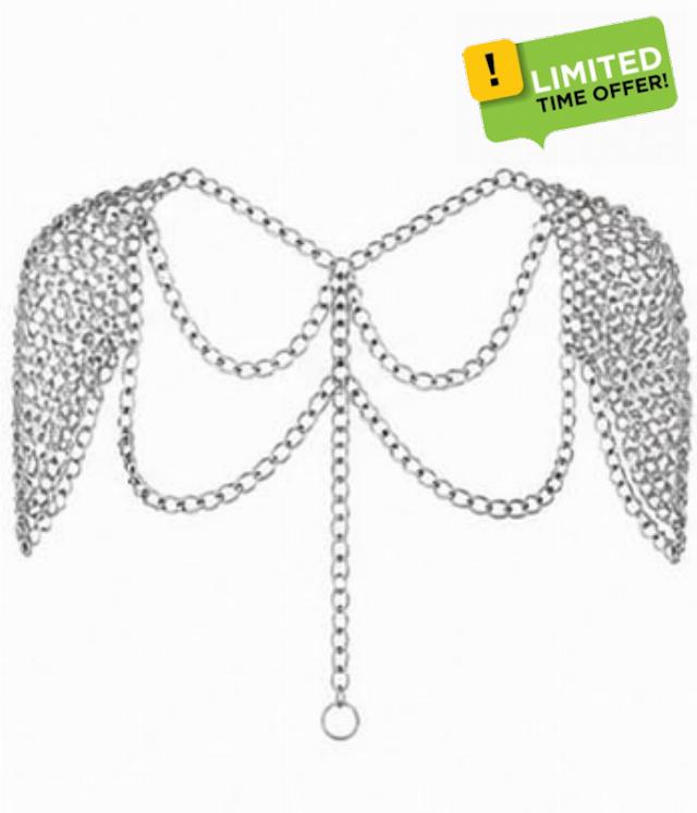 ARVX Women's Medieval Chainmail Shoulder Cape