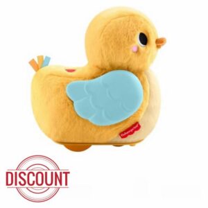 Fisher-Price 4-in-1 Cuddle & Crawl Duck Baby Toy | Musical Plush