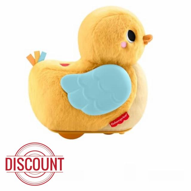 Fisher-Price 4-in-1 Cuddle & Crawl Duck Baby Toy | Musical Plush