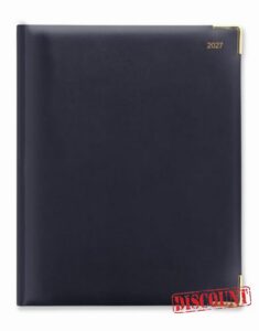 Letts of London Classic Quarto vertical week to view with appointments 2027 diary - dark Blue 27-C32YBE