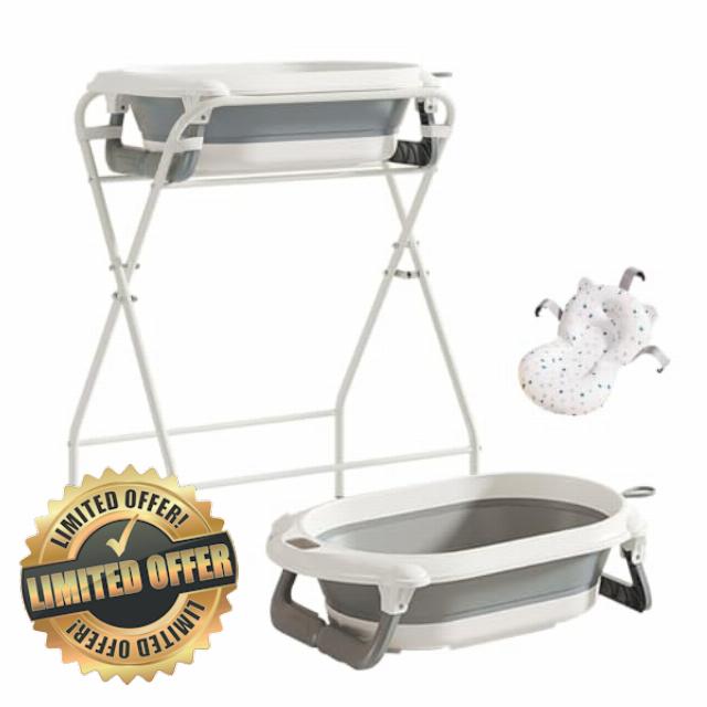 Foldable Baby Bathtub with Stand