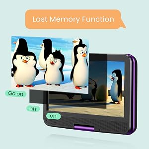 Text reads 'Dual Stereo Speakers'. Purple tablet stand with control buttons and dual speaker system illustrated with transparent speaker icons.