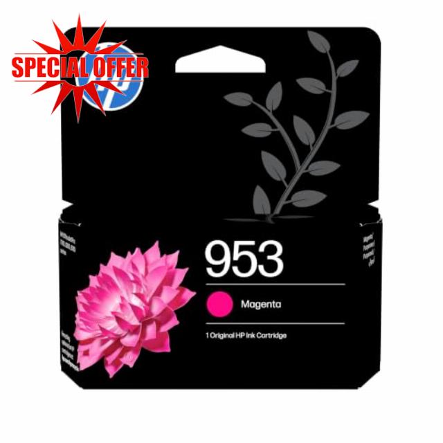 HP 953 Magenta Original Ink Cartridge                                                          Compatible with HP OfficeJet Pro 7700