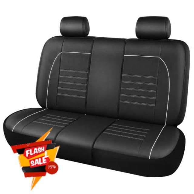 AUTOYOUTH Universal Rear Bench Cover with Removable Extension Panels                                                          Padded rear bench cover with anti-slip backing