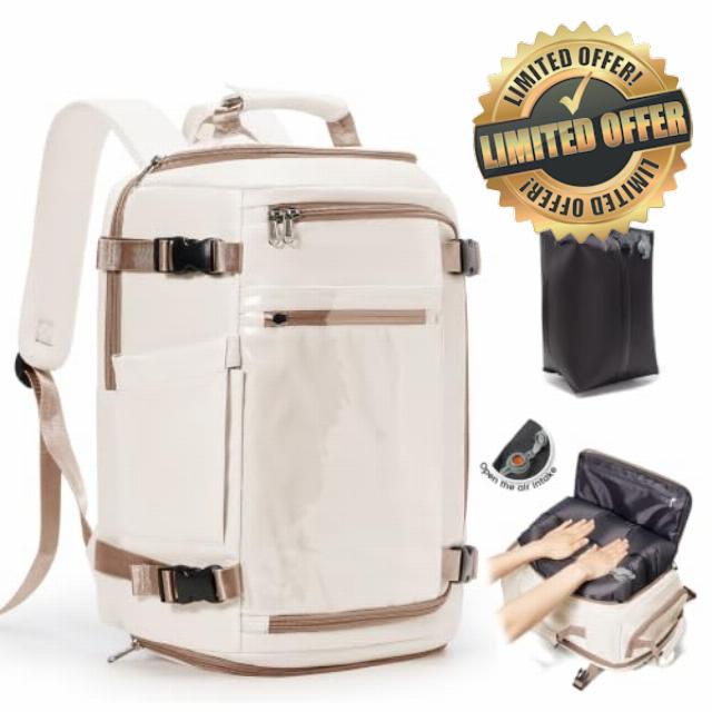 SZLX Vacuum Backpack Travel Bag with Pump