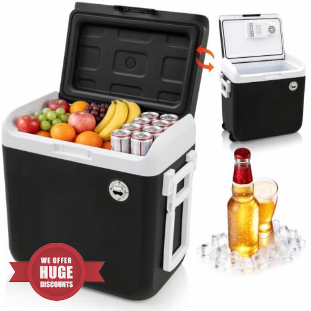 Portable 40L Dual Power Car Fridge Cooler Warmer
