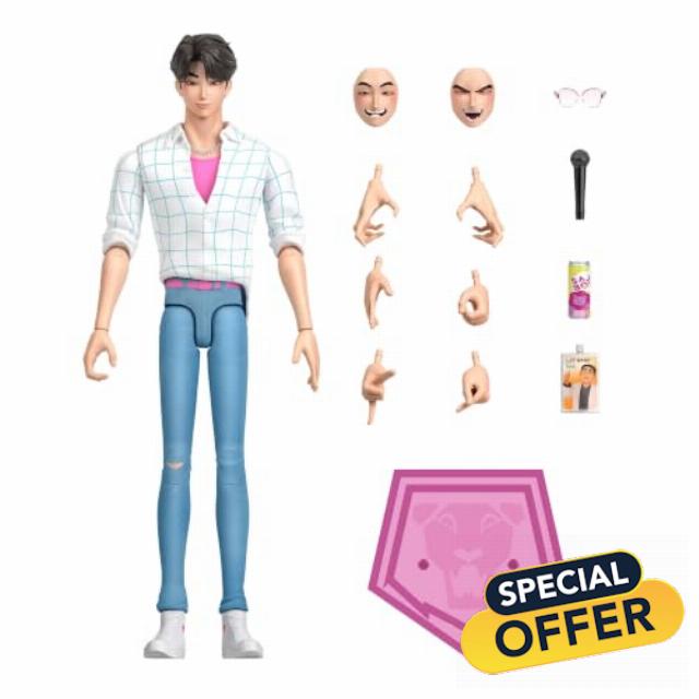 Mattel KPop Demon Hunters Saja Boys Jinu 6.7-inch Action Figure                                                          Wearing “Soda Pop” Look