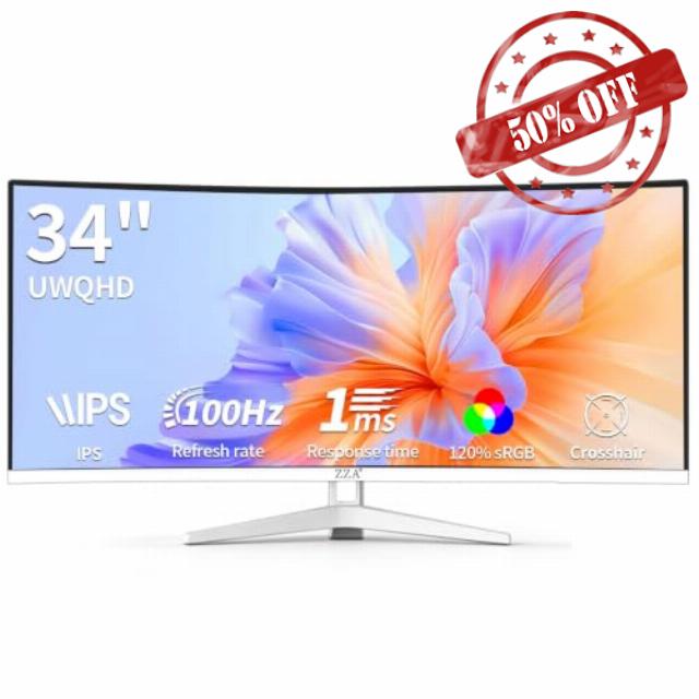 ZZA 34 Inch 4K Ultrawide Gaming Monitor