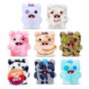 Fuggler Baby Fugg Screech Edition 3.5 Inch (8 PACK) by ZURU | Mini Funny Ugly Monster plush; signature teeth; soft & huggable; multipack; for fans & collectors; gift for tweens & teens