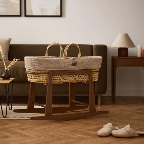 Truffle Newborn Bassinet with Natural Mattress