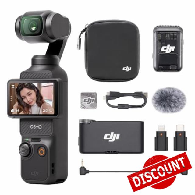 DJI Osmo Pocket 3 Audio Combo With Mic 2 (1 TX + 1 RX)