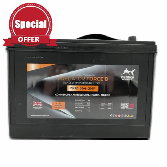 12V 105Ah Commercial Starting Battery