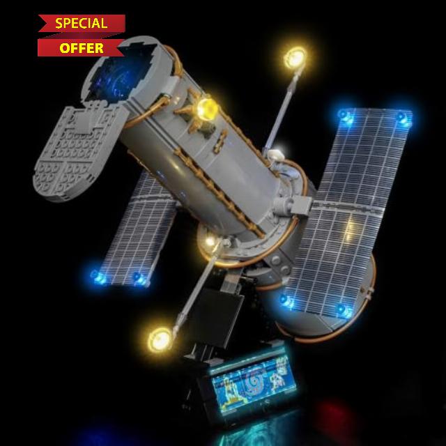 LocoLee LED Light Set Compatible with LEGO 11382 Hubble Space Telescope                                                          Lighting Kit Compatible with LEGO Hubble Space Telescope