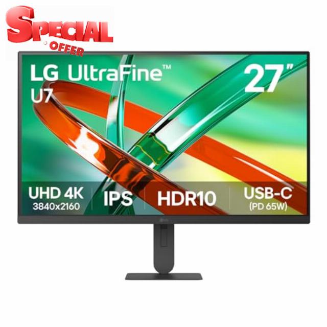 LG UltraFine™ U7 27U730B-B Monitor | 27 inch UHD 4K IPS