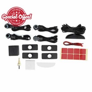 Intelligent Parking Alert Kit 4 Sensor Probe LED Display Automobile Reverse Assistance System ABS Material Easy Installation for Car Safety Protectio