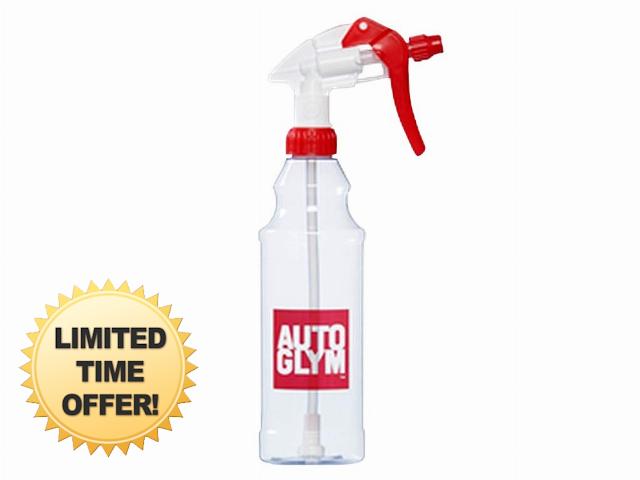 Autoglym Pump Spray Bottle with 4 Finger Trigger for Car Detergent and Cleaning Fluids in Pack of 1