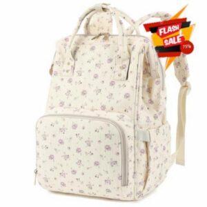 Corduroy Diaper Bag Backpack for Baby Girls Boys