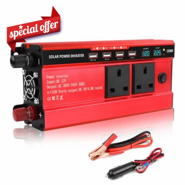 1500W Power Inverter 12V to 240V