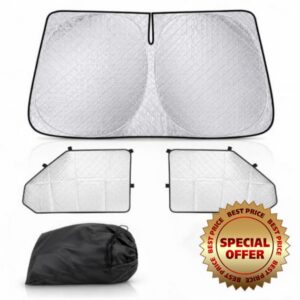 Car Windscreen Sun Shade Compatible with VW T5 T6