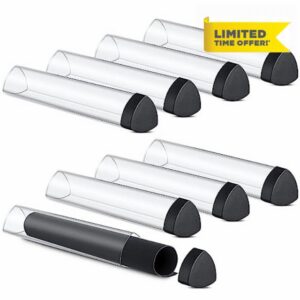 Hsei 8 Pcs Gaming Prism Playmat Tube 15 Inch Play Mat Poster Holder Tube Easy in and Out Playmat Case for Card Storage Toy Card Play Mat