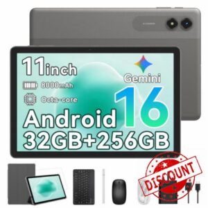 Tablet 2026 Android 16 Tablet with Gemini AI