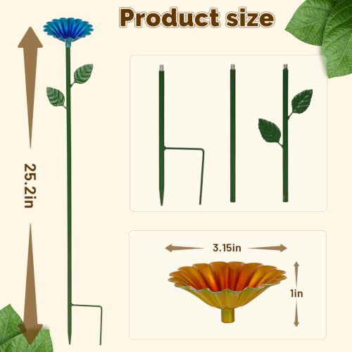 Colorful Bee Butterfly Feeders for Yard Decor