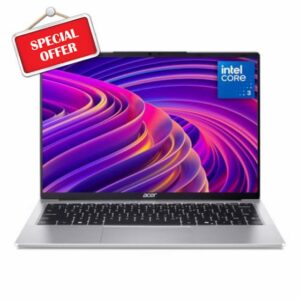 Acer Aspire Lite AL14-32P-C9WX Intel processor N150 4GB RAM 128GB SSD 14" WUXGA IPS slimBezel windows 11 - Light silver (Renewed)