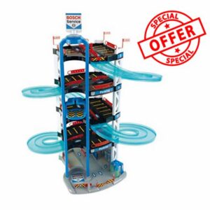 Theo Klein 2813 Bosch Car Service Multi-Storey Car Park I With 5 Levels
