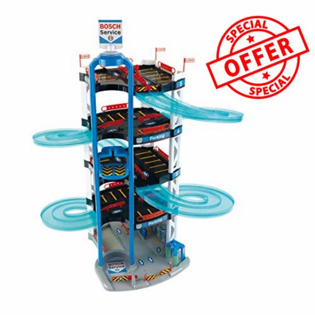 Theo Klein 2813 Bosch Car Service Multi-Storey Car Park I With 5 Levels