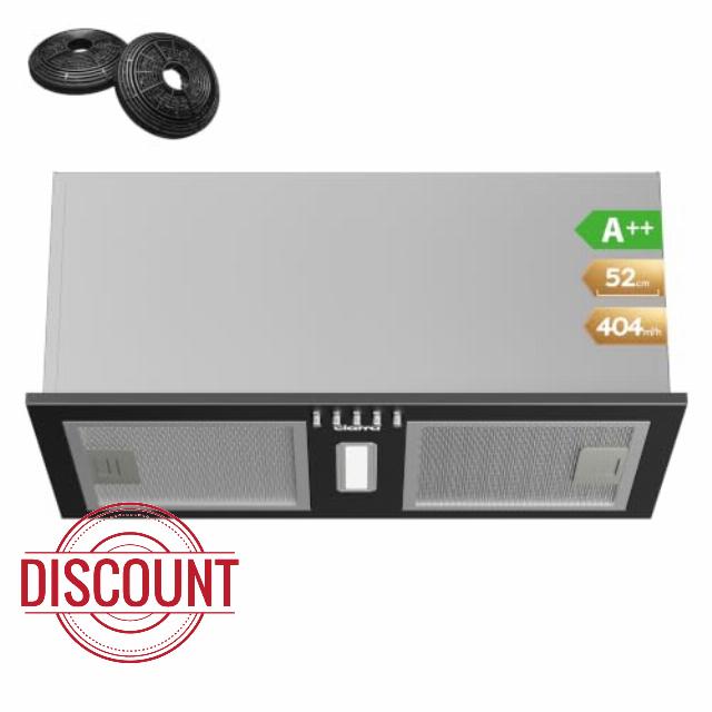 CIARRA 52cm Integrated Cooker Hood Carbon Filters Included