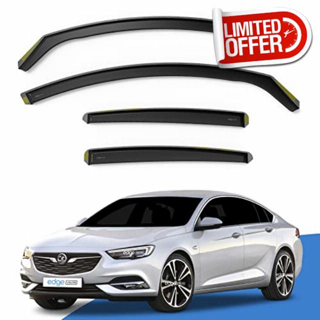 EdgeVisors Wind Deflectors for Vauxhall Insignia MK2 5 Door Liftback (2017-2022) 4pc Set | In-Channel Rain Guards & Accessories