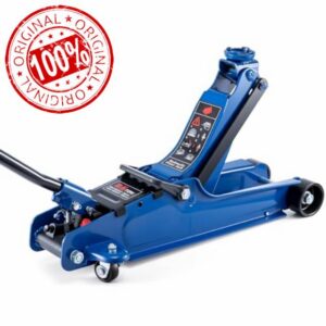 CROWNSHOP Cars Jack Hydraulic 2.5 Ton Trolley Jack Low Profile Hydraulic Floor Lifting Lift Car Van Garage Repair Tool Portable Workshop Equipment Steel Lifting Range for Car Van Garage (Blue)