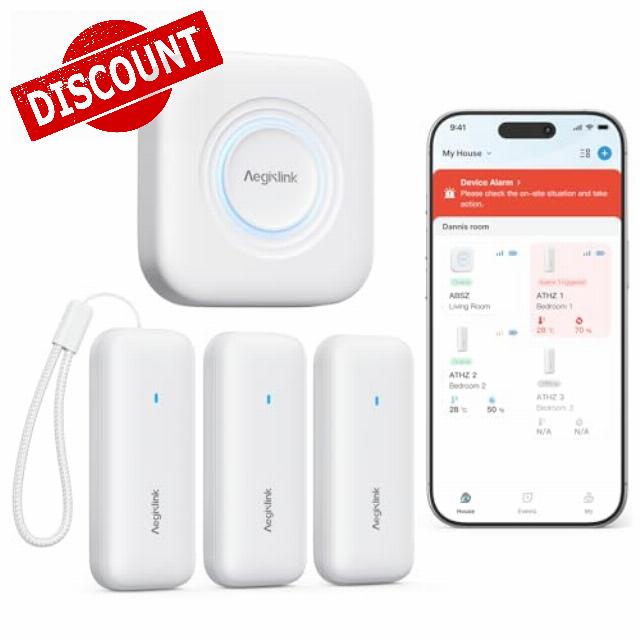AEGISLINK Wi-Fi Hygrometer Thermometer