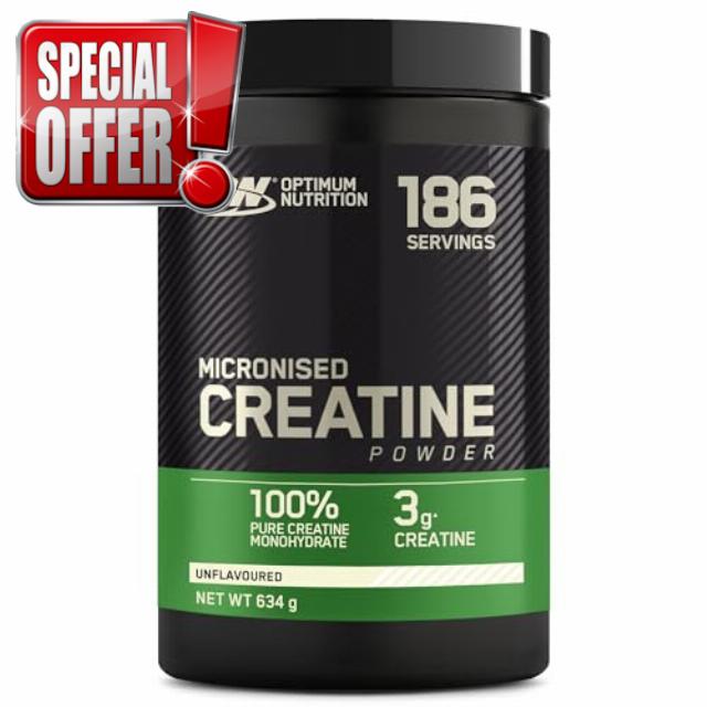 Optimum Nutrition Micronised Creatine Monohydrate Powder