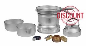 Trangia 25-2 Aluminium Cookset with Kettle and Spirit Burner