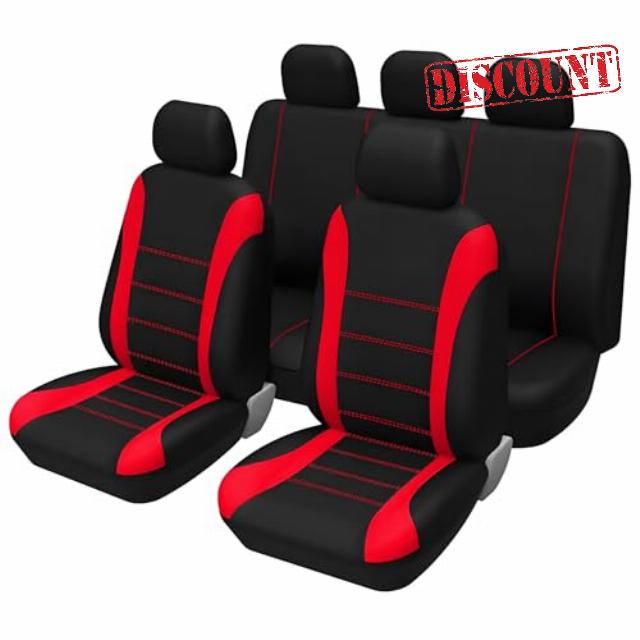 Car Seat Covers Full Set Universal Polyester Seat Protectors for Cars Truck                                                          Airbag Compatible and Washable Heavy Duty Material