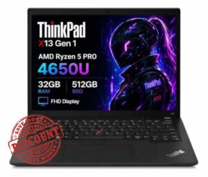 Lenovo ThinkPad X13 Business Laptop Ryzen 5 32GB 512GB(Renewed)                                                          13.3in FHD(1920x1080)