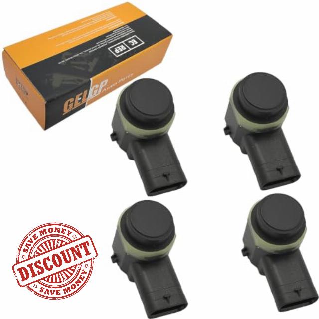4pcs LR038084 Bumper Parking Sensor for 11–18 Land Rover Range Rover Evoque | Bumper Parking Assist Sensor PDC for Land R-over Discovery Sport/ Freelander 2/ Jaguar XJ/ XE / XF LR010927