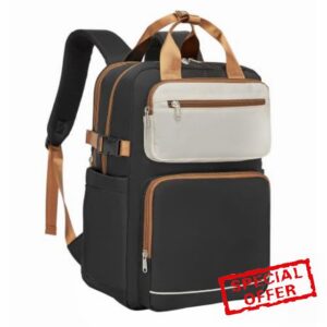 Kono Laptop Backpack Womens School Bags for Girls Lightweight Rucksack                                                          15.6 Inch Laptop Compartment