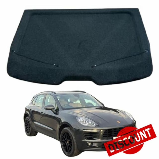 Porsche Macan 2014-2023 95B Compatible Car Parcel Shelf | Sturdy Boot Cover with Cord for Extra Storage | Space Saving Car Accessories | Black | TCC Parcel Shelf Direc