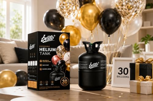 Portable Balloon Helium Canister with Easy Fill Nozzle