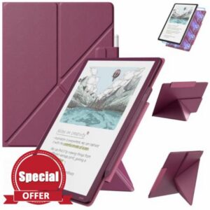 MoKo Magnetic Case for 11" Kindle Scribe& Kindle Scribe Colorsoft 2025/2026                                                          Slim Lightweight Folio